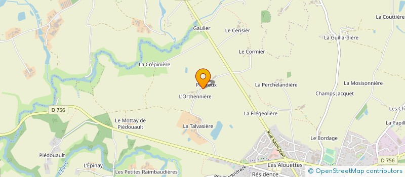 localisation de l'entreprise MONSIEUR PAUL BREHERET  BEAUPREAU-EN-MAUGES