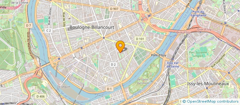 localisation de l'entreprise MONSIEUR PAUL BRESNU  BOULOGNE-BILLANCOURT