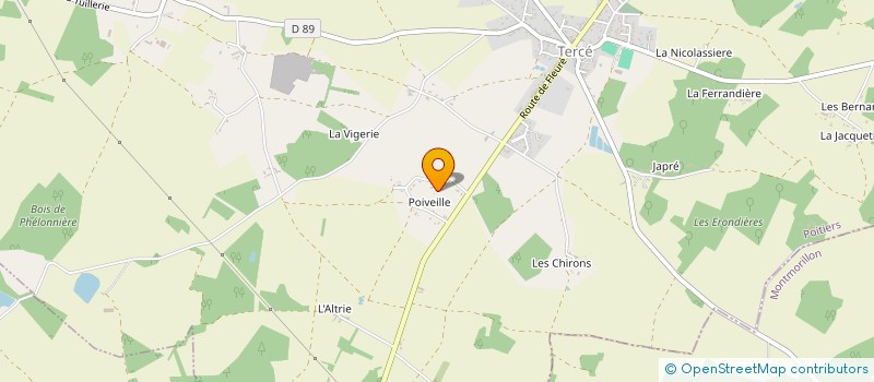 localisation de l'entreprise MONSIEUR PAUL BRETON  TERCE