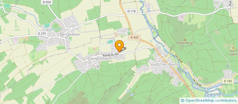 localisation de l'entreprise MONSIEUR PAUL BRIHAYE à DANGOLSHEIM