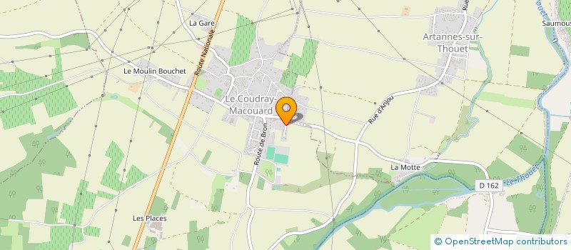 localisation de l'entreprise MONSIEUR PAUL BRILLAULT  SAINT-JUST-SUR-DIVE