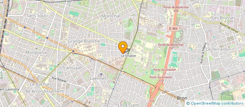 localisation de l'entreprise MONSIEUR PAUL BRISSAUD  LYON