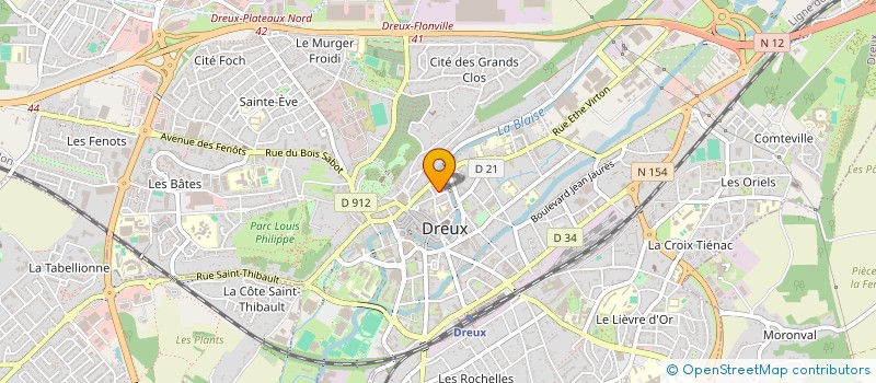 localisation de l'entreprise MONSIEUR PAUL BROSSARD à DREUX