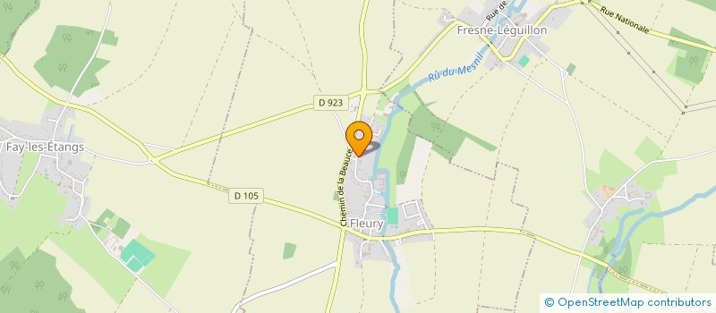 localisation de l'entreprise MONSIEUR PAUL BROT  FLEURY