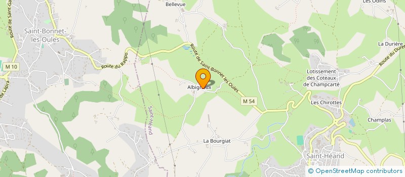 localisation de l'entreprise MONSIEUR PAUL BRUEL  SAINT-HEAND