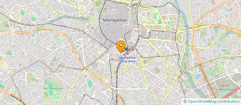 localisation de l'entreprise MONSIEUR PAUL BRUN à MONTPELLIER
