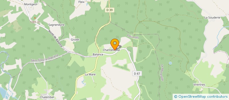 localisation de l'entreprise MONSIEUR PAUL BRUSSAT  FOURNOLS