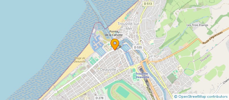 localisation de l'entreprise MONSIEUR PAUL BUDAN DE RUSSE  DEAUVILLE