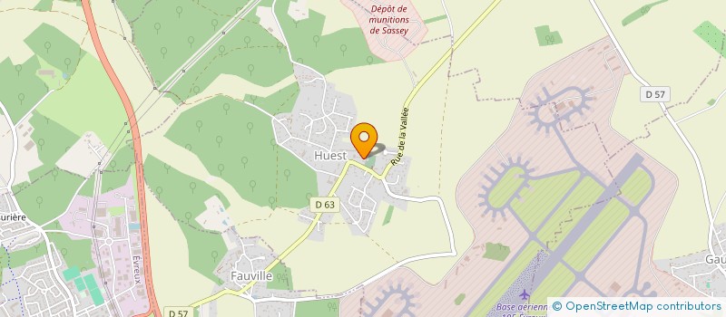 localisation de l'entreprise MONSIEUR PAUL BUISSON  EVREUX