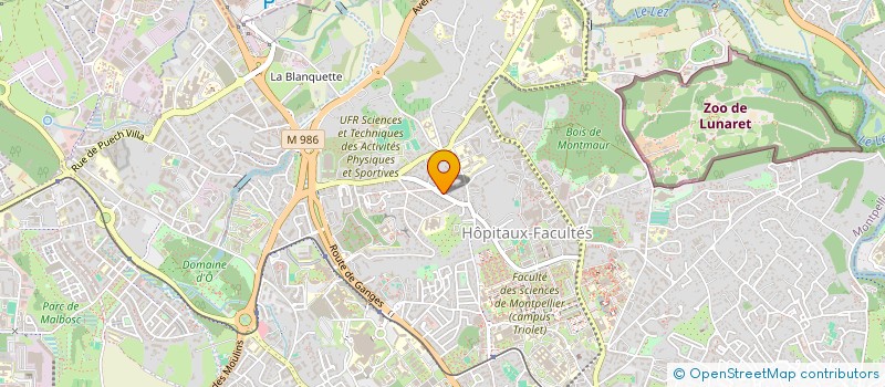 localisation de l'entreprise MONSIEUR PAUL BUNICHON à MONTPELLIER