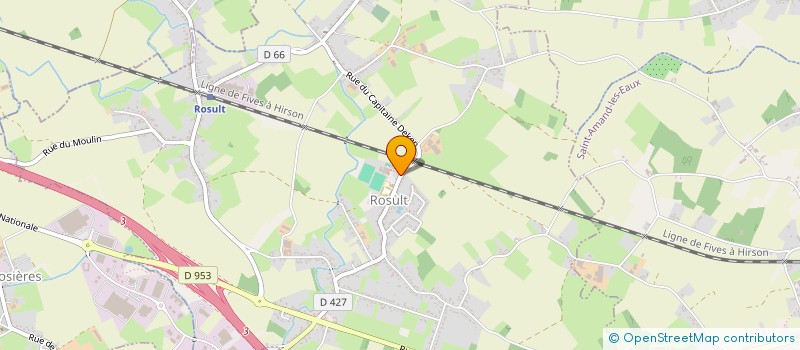 localisation de l'entreprise MONSIEUR PAUL BUQUET  ROSULT