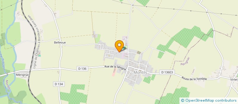 localisation de l'entreprise MONSIEUR PAUL BURAUD  MONTILS