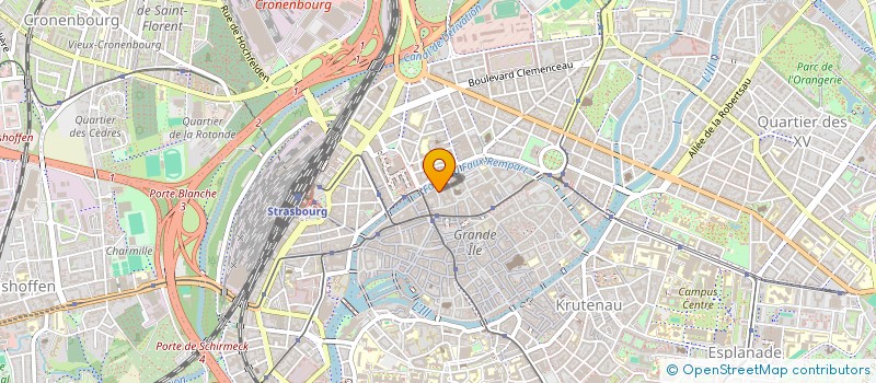 localisation de l'entreprise MONSIEUR PAUL BURCKEL à STRASBOURG