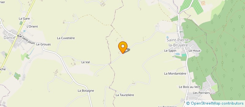 localisation de l'entreprise MONSIEUR PAUL BURESI à SAINT-PIERRE-LA-BRUYERE