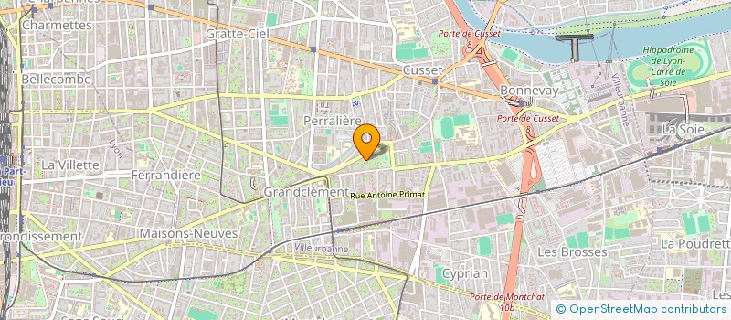 localisation de l'entreprise MONSIEUR PAUL BUSI  VILLEURBANNE