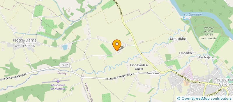 localisation de l'entreprise MONSIEUR PAUL BUSSMANN  VERDUN-SUR-GARONNE