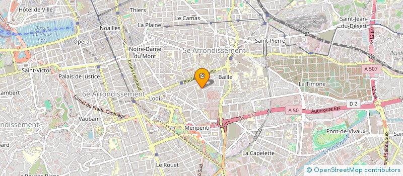 localisation de l'entreprise MONSIEUR PAUL BUSSON à MARSEILLE