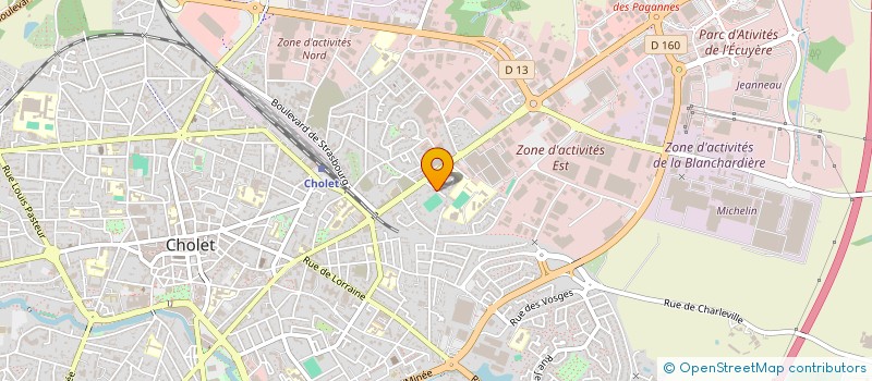 localisation de l'entreprise MONSIEUR PAUL BUTEAU à CHOLET