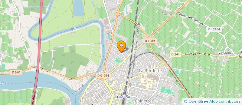 localisation de l'entreprise MONSIEUR PAUL BUTEZ  LIBOURNE