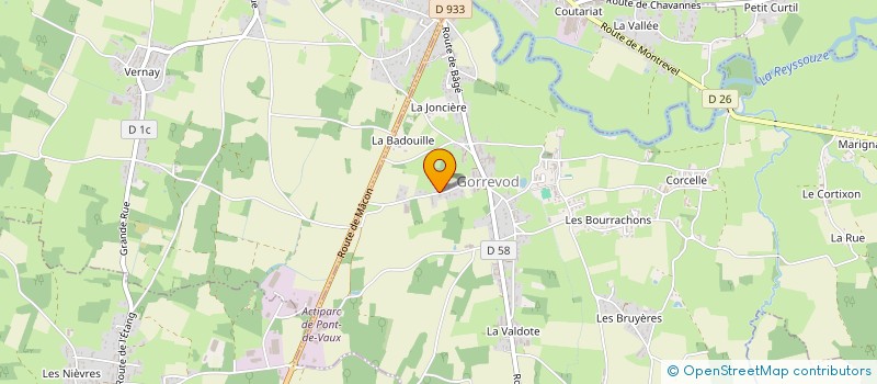 localisation de l'entreprise MONSIEUR PAUL CABAL  GORREVOD