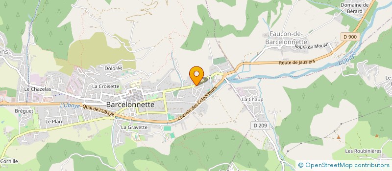 localisation de l'entreprise MONSIEUR PAUL CACCIOLA à BARCELONNETTE