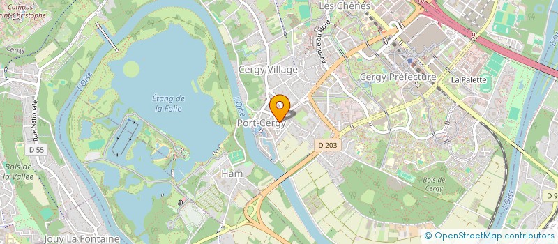 localisation de l'entreprise MONSIEUR PAUL CAILLARD à PONTOISE