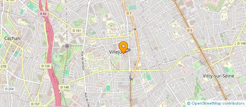 localisation de l'entreprise MONSIEUR PAUL CALLET  VILLEJUIF