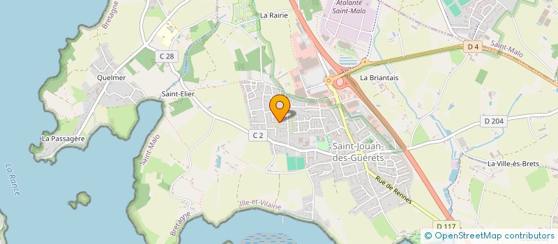 localisation de l'entreprise MONSIEUR PAUL CALLOC'H à SAINT-JOUAN-DES-GUERETS