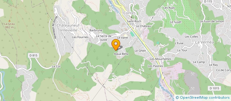 localisation de l'entreprise MONSIEUR PAUL CALTAGIRONE  CONTES