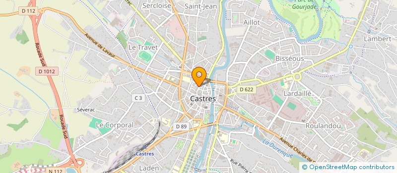 localisation de l'entreprise MONSIEUR PAUL CALVET  CASTRES