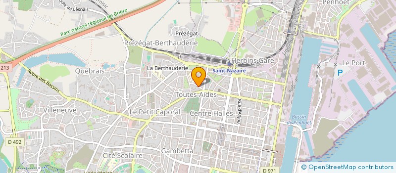 localisation de l'entreprise MONSIEUR PAUL CAMBILLET  SAINT-NAZAIRE