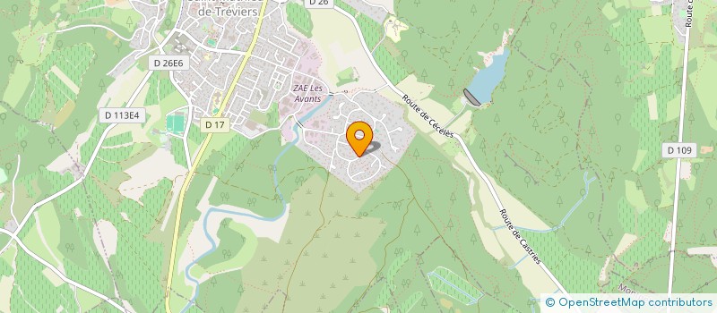 localisation de l'entreprise MONSIEUR PAUL CAMBON  LES MATELLES