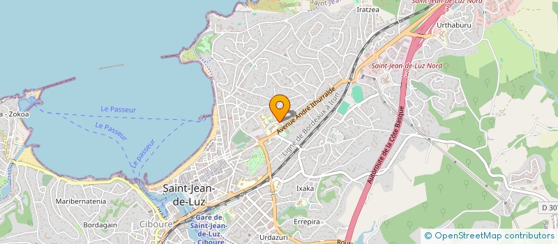 localisation de l'entreprise MONSIEUR PAUL CAMGUILHEM à SAINT-JEAN-DE-LUZ