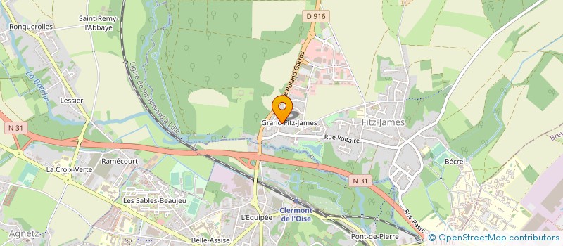 localisation de l'entreprise MONSIEUR PAUL CAMIER  FITZ-JAMES