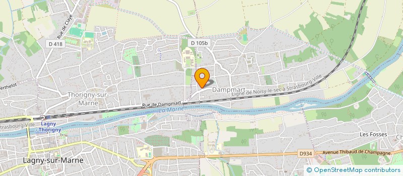 localisation de l'entreprise MONSIEUR PAUL CAMO  DAMPMART