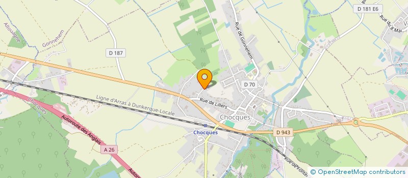 localisation de l'entreprise MONSIEUR PAUL CAMPAGNE  CHOCQUES