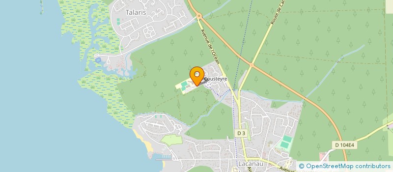 localisation de l'entreprise MONSIEUR PAUL CANARD  LACANAU