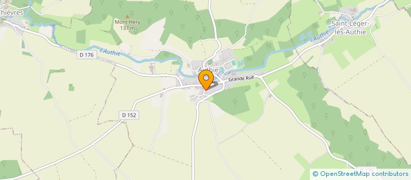 localisation de l'entreprise MONSIEUR PAUL CANDELIER  AUTHIE