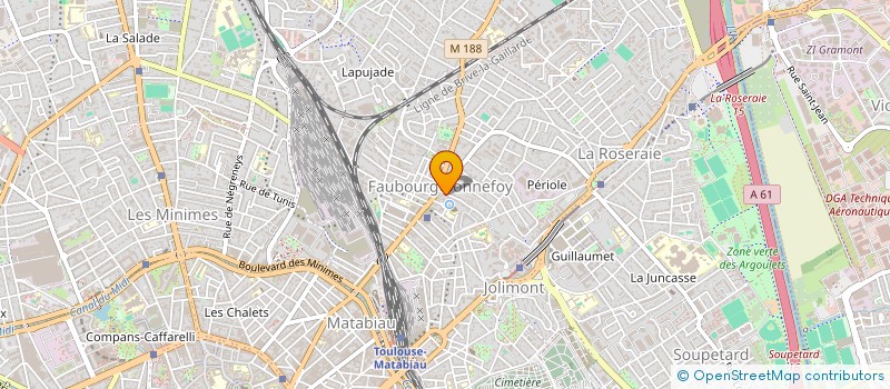 localisation de l'entreprise MONSIEUR PAUL CANDILLIER à TOULOUSE