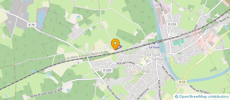 localisation de l'entreprise MONSIEUR PAUL CANET  THORIGNE-SUR-DUE