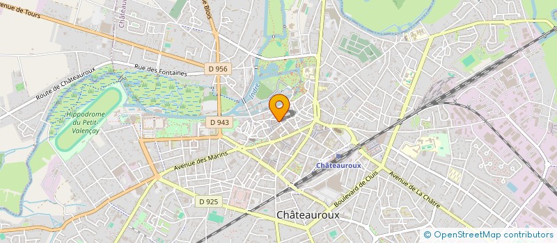 localisation de l'entreprise MONSIEUR PAUL CANTRAINE à CHATEAUROUX