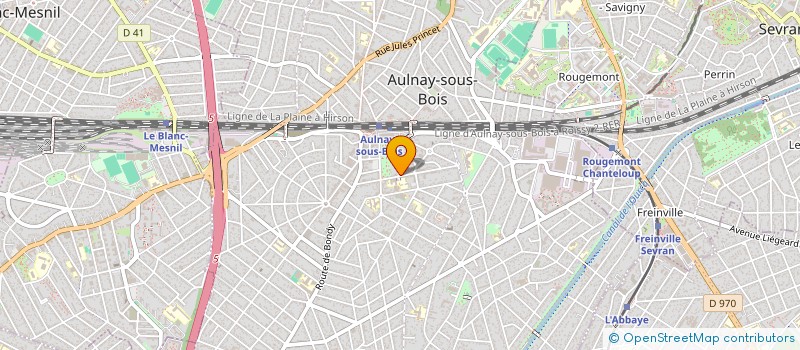 localisation de l'entreprise MONSIEUR PAUL CANUEL à AULNAY SOUS BOIS