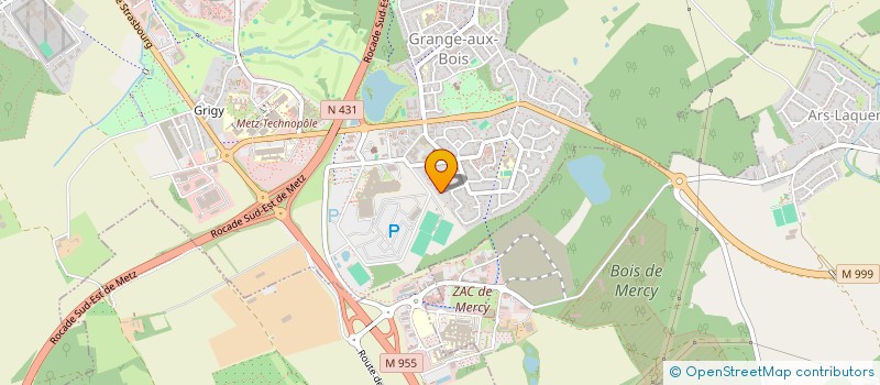 localisation de l'entreprise MONSIEUR PAUL CAPDEVILLE  METZ