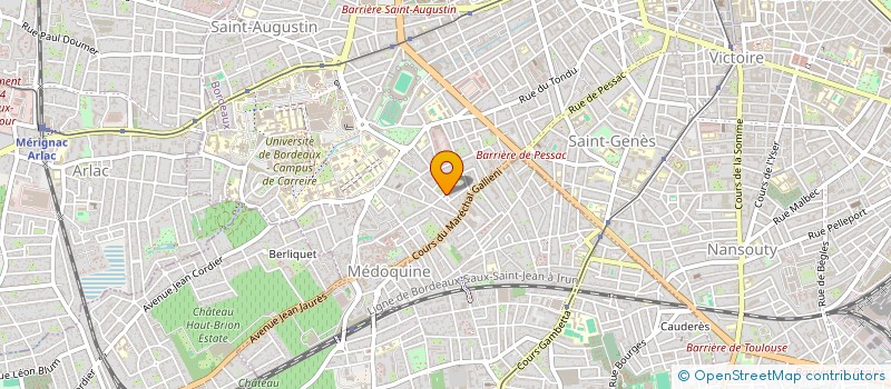 localisation de l'entreprise MONSIEUR PAUL CAPITAINE  BORDEAUX