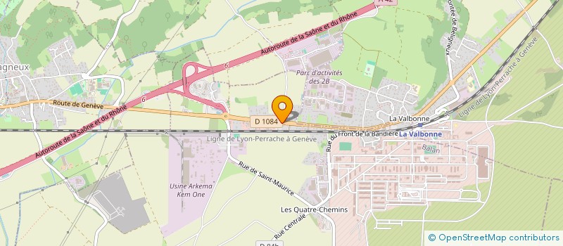 localisation de l'entreprise MONSIEUR PAUL CAPUANO  BALAN