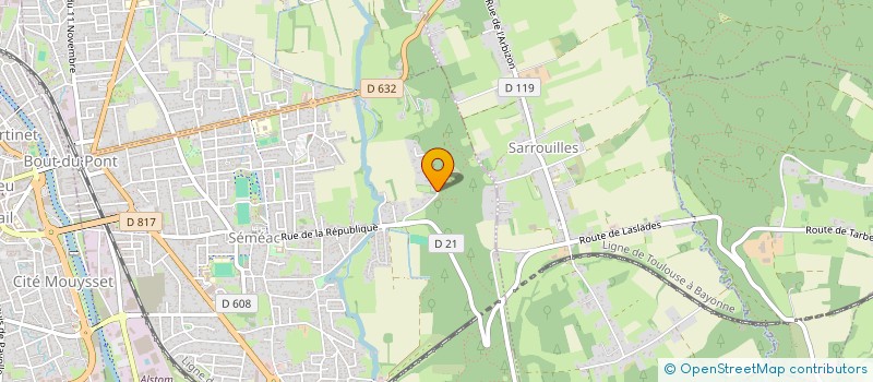 localisation de l'entreprise MONSIEUR PAUL CARDEILHAC  SEMEAC