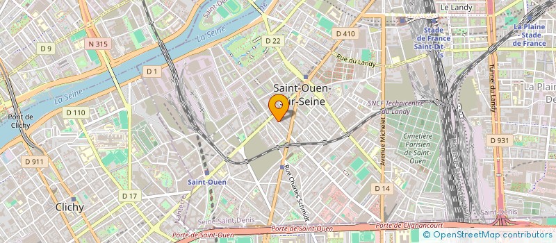 localisation de l'entreprise MONSIEUR PAUL CARDO à SAINT-OUEN-SUR-SEINE