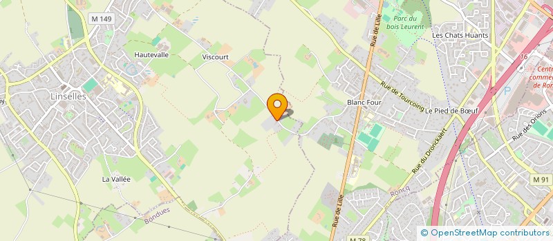 localisation de l'entreprise MONSIEUR PAUL CARETTE  LINSELLES