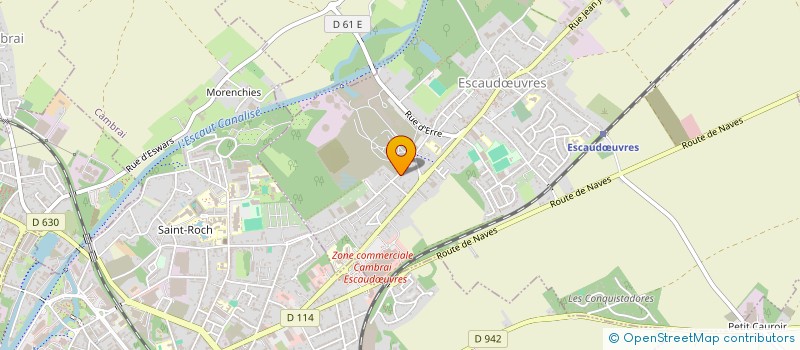 localisation de l'entreprise MONSIEUR PAUL CARLIER  ESCAUDUVRES