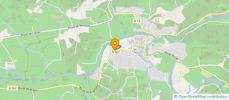 localisation de l'entreprise MONSIEUR PAUL CARMAGNOLLE à COTIGNAC